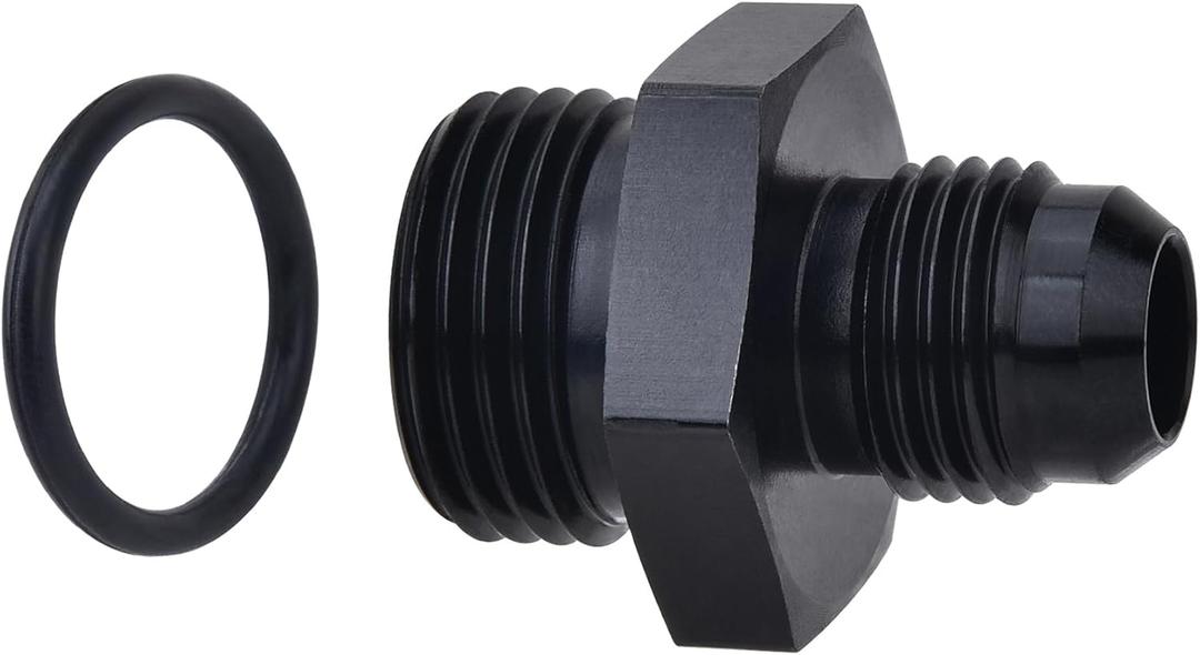 EVIL ENERGY 6AN Flare to AN8 ORB Male O-Ring Fitting Adapter 2PCS