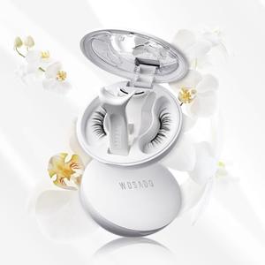 WOSADO Soft Magnetic Eyelashes Kit with Applicator, [Orchid] 22mm Reusable Glue-free Wispy Magnetic Lashes, Cruelty-free False Lashes, Waterproof, Lightweight, Suit for Heavy Makeup