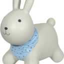 Kindsgut Bouncy Animal Hopper Inflatable Bouncing Ride-On Toy for Kids & Toddlers Age 2+, Designed in Germany, Indoor & Outdoor, Rabbit, Small