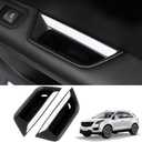2pcs XT5 Rear Side Door Handle Storage Box Holder Upgraded Door Armrest Organizer for Cadillac XT5 2023 2022 2021 2020 2019 2018 2017
