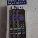 3 Pack Replacement Remote Control Only for Roku TV, Compatible with All TCL Roku/Hisense Roku/Onn Roku/Sharp/Philips Roku TV Remotes (Not for Roku Stick, Box or Speaker)