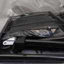 Double Rods Clothes Rack for Hanging Clothes, Heavy Duty Rolling Clothing Rack with Wheels, Freestanding Garment Racks with Oxford Bottom Shelf and Mesh Bottom Shelf for Bedroom Laundry Living Room (Black)