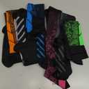 Bluemaple 6 Pack Copper Compression Socks for Women and Men Circulation Best Support for Medical, Running, Nursing, Athletic, Size Small- Medium 