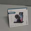 3 in 1 Charging Station for Samsung, Wireless Charger Stand for Galaxy S26/S25/S24/S23/Z Fold, Phone and Watch Charger for Samsung Watch Galaxy 8/7/6/5, Galaxy Buds 3/2/Pro (Black)