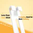 Gridwall Utility Notch Hooks, White, 24PC, Picture Hanger, Accessories