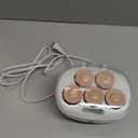 Conair Double Ceramic Hot Rollers for Long, Medium & Short Hair, 5 Ceramic Flocked 1-Inch Heated Hair Rollers with Clips, Hot Curlers for Women, Volume & Curls, Dual Voltage, Pink/White