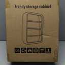 BOHOIDEE 4 Tiers Clear Display Case for Figures, Acrylic Storage Organizers Box with Magnetic Door, Wall-Mounted Dustproof Showcase for Collectibles Action Figure