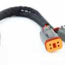 DT 4 Way Connector Plug Splitter Wire Harness 1 Male to 2 Female DT 4 Pin 1-2 SplitterCable 1ft/30cm