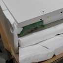 Iwell Pedestal Sink Storage Cabinet with 2 Doors and Shelf, Under Sink Cabinet, Bathroom Sink Cabinet with U-Shape, White