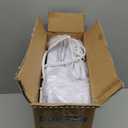 shinic 10" Tabletop Box Fan for Bedroom, 2 Speeds, Quiet Table Fan with Strong Airflow, Energy Efficient Small Box Fan, Portable Kitchen Exhaust Fan for Bedroom Bathroom Office Dorm Workshop, White (Single Units)