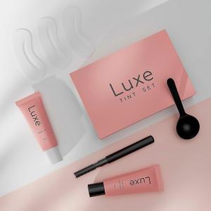 Black Color Set for Lashes and Brows - Temporary Color - Lasts Up To 4 Weeks - Gentle ingredients - Vegan & cruelty-free - For Salon or Home Use - Luxe Cosmetics