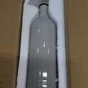Sweejar Large Ceramic Olive Oil Dispenser Bottle, Opaque Oil Cruet Protects to Reduce Oxidation, Suitable for Storage Vinegar, Soy Sauce & Other Liquids, Pack of 1, 24 Fl Oz(Gradient Fog Gray)