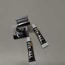 YDmeet Shower Head Holder, Adjustable Handheld Brass Shower Head Bracket, Wall Mount Holder, Drill Free Glue Installation (Polished Chrome)