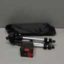 Green Laser Level with Tripod, Self-Leveling 100ft Cross Line Laser, Lazer Leveler Tool for Picture Hanging, Tile, Wall, Home Renovation, Indoor/Outdoor Use, 3 Brightness Levels, Battery Included (Red)