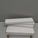 Cabinet Handles Kitchen 7.5 ' Cabinets Drawer 6 Pack, Champagne Bronze Crystal Pulls Solid Base Closet Cupboard Dresser Drawers Hardware Handles Bathroom Bedroom Pull Glass Clear 192mm Hole Distance