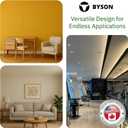 Byson Drywall Access Panel 24x24 Inches Wall Access Door with Mud-In Flange, Heavy Duty Steel Frame, 5/8 Gypsum Inlay, Hidden Hinged Push Lock