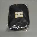 Father's Day Gift: Personalized Crossbody Bag - Initial White H, Black