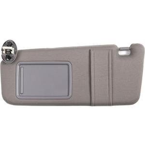 Ezzy Auto Gray Left Driver Side Sun Visor fit for Toyota Camry with Sunroof and Light 2007 2008 2009 2010 2011