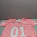 SOLY HUX Women's Plus Size Jersey Lace Up V Neck Short Sleeve T Shirts Number Graphic Tee Tops Streetwear, XXL