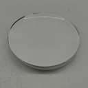 Brew To A Tea White Porcelain Dinner Plates, Set of 6, 10.5 Inch, Classic Style, Porcelain Construction, Dinner Plates