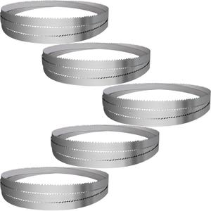 144" Sawmill Bandsaw Blades 5-Pack Compatible with Wood-Mizer, Bandsaw Blades Compatible with Woodland, Harbor Freight, Frontier, Timbery,TMG Industrial Mills, 10All-Purpose Sawing