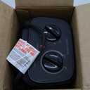 Space Heater, 1500W Electric Heaters Indoor Portable with Thermostat, PTC Fast Heating Ceramic Room Small Heater with Heating and Fan Modes for Bedroom, Office and Indoor Use (Black)