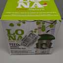 LONA Bird Feeders for Outdoors Hanging  3 Separate Compartments, 3 Feeding Ports, Weatherproof Dome & 3 Ways to Hang, Large Capacity for Cardinals/Finches (Green (Normal)