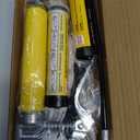 KRETLAW Mini Grease Gun (3000PSI) with Double 3oz Cartridge Grease and 12'' Flex Hose, Reinforced Coupler for Automotive, Yellow
