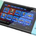X70 Handheld Game Console, 7.0 inch IPS HD Screen Retro Games Consoles Classic Video Games Console with 32G Memory Cards & 3000 Games, Built-in 3500mAh Rechargeable Battery (Fluorescent Green & Blue )