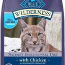 Blue Buffalo Wilderness Nature's Evolutionary Diet High-Protein, Grain-Free Natural Dry Food for Adult Cats, Chicken, 6-lb. Bag (EXP 02/17/26)