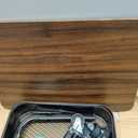 3 Tier Rolling Cart, Utility Rolling Carts with Wheels, Heavy Duty Metal Storage Organizer Rolling Cart for Art, Book, Snack, Kitchen, Office, Bathroom, Laundry, Dorm, Home (Black)