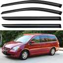 Window Visors Rain Guards for 2005 2006 2007 2008 2009 2010 Honda Odyssey, Out-Channel Window Vent Wind Deflectors Visors Shades for 05 06 07 08 09 10 Odyssey