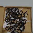 35 PCS Eye Screw Hooks for Hanging Heavy Duty with Safety Buckle.Metal Ceiling Hooks for Hanging Plants,Cup,Wind Chime,Bird Feeders,Christmas String Lights at Indoor&Outdoor,2.36 Inches Black