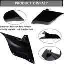 PSLER Stretched Extended Side Cover Panels for Touring Street Glide Road Glide Road King Electra Glide Ultra Classic 2014UP