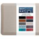 Sky Solutions Anti Fatigue Floor Mat - 3/4" Thick Cushioned Kitchen Rug, Standing Desk Mat - Comfort at Home, Office, Garage - Non Slip, Durable and Stain Resistant (20" x 32", Beige)