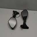 NTHREEAUTO Motorcycle Sway Adjustable Rear Side View Mirrors Integrated with Signal Light Kit Compatible with Suzuki GSXR, Honda CBR600RR, ATV, Yamaha R1, R6, R6S and Kawasaki