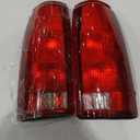 Boine Tail Light Compatible With 1988-1999 Chevy/GMC Silverado Sierra C/K 1500 2500 3500 Suburban Tahoe Blazer Yukon Cadillac Escalade Driver and Passenger Side Rear Light Brake Lamps Housing