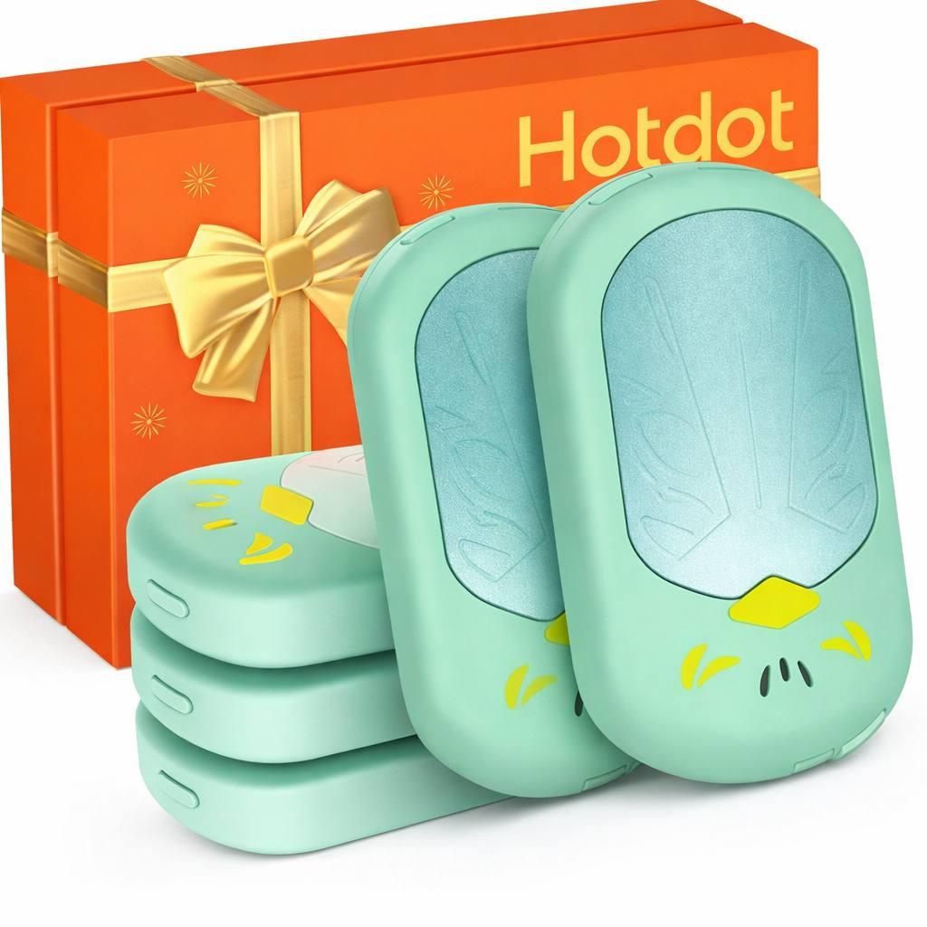 Hand Warmers, Rechargeable Hand Warmer, Rapid Heating Electric Hand Warmers Rechargeable, Portable Pocket Hot Hands Handwarmers Gifts for Women, Men, Camping, Hunting Gear White