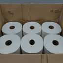 Pacific Blue Basic Recycled Paper Towel Rolls by GP PRO (Georgia-Pacific), White, 26601, 800 Feet Per Roll, 6 Rolls Per Case