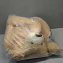 MorisMos Smiling Giant Teddy Bear, 39inch Large Stuffed Animal Bears with Big Footprints Plush, Kids Girlfriend Boyfriend Gift, Light Brown