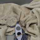 Westinghouse Heated Throw Blanket, Electric Blanket Throw with 6 Heating Levels and 2-10 Hours Time Settings, Flannel to Sherpa Super Cozy Heated Blanket Machine Washable, 50x60 inch, Beige