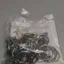 40 Pack Openable Curtain Rings with Clips Metal Hangers Ring, Drapery Clips Hooks, Decorative Curtain Rod Clips Hangers 1.5 Inch Interior Diameter Eyelets(Silver,1.5")