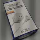 ZGear Power Cube, 3 outlet AC power cube with USB A & USB C fast charger