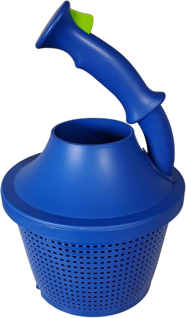 Debris Z+ Pool Skimmer Basket (B-9 Size) Fits Hayward SP1070, Pentair Bermuda, StaRite U-3 Dual-Patent High Velocity Design, Quick Release Handle, Trap & Lock Debris Tech