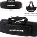 Telescopic Fishing Pole Reel Combo Ultralight Fishing Rod Spinning Reel with Tackle Bag All-in-One Fishing Accessories Fishing Gear Gifts Kit for Kids Adults Youth Beginner Saltwater Freshwater (Black-5.58ft)