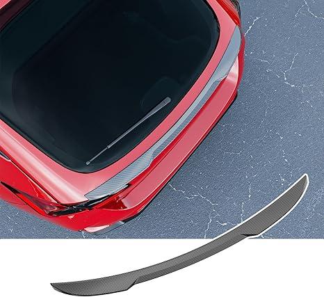 Rear Spoiler Compatible with 2022 2023 2024 2025 2026 Honda Civic Sedan Trunk Spoiler ABS Lip Spoiler Wing Replacement for 2022-2026 Honda Civic Sedan Accessories (Glossy Carbon Fiber)