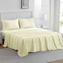 Queen Sheet Set, 4 Piece Bed Sheets for Queen Size Bed Set, 16 Inch Queen Sheets Deep Pocket, Hotel Luxury Soft and Breathable Microfiber Cooling, Wrinkle Free Shrinkage & Fade Resistant, Beige