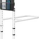 Bed Rails for Elderly Adults Safety - Height Adjustable Bedrail with Storage Pocket and Non-Slip Handle Bar for Getting in&Out of Bed, Hold up to 300LBs - Fits Twin Full Queen King,Black