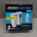 ZeroWater Official Replacement Filter - 5-Stage 0 TDS Filter Replacement - System IAPMO Certified to Reduce Lead, Chromium, and PFOA/PFOS, 2-Pack