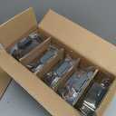 M MCIRCO [5-Pack,36 Oz] Glass Meal Prep Containers 2 Compartments Portion Control with Upgraded Snap Locking Lids Glass Food Storage Containers, Microwave, Oven, Freezer and Dishwasher (4.5 Cups) (Gray)